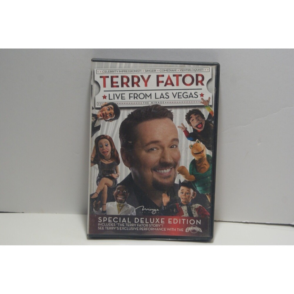 Terry Fator: Live from Las Vegas - DVD Master Ventriloquist W/puppets Comedy
